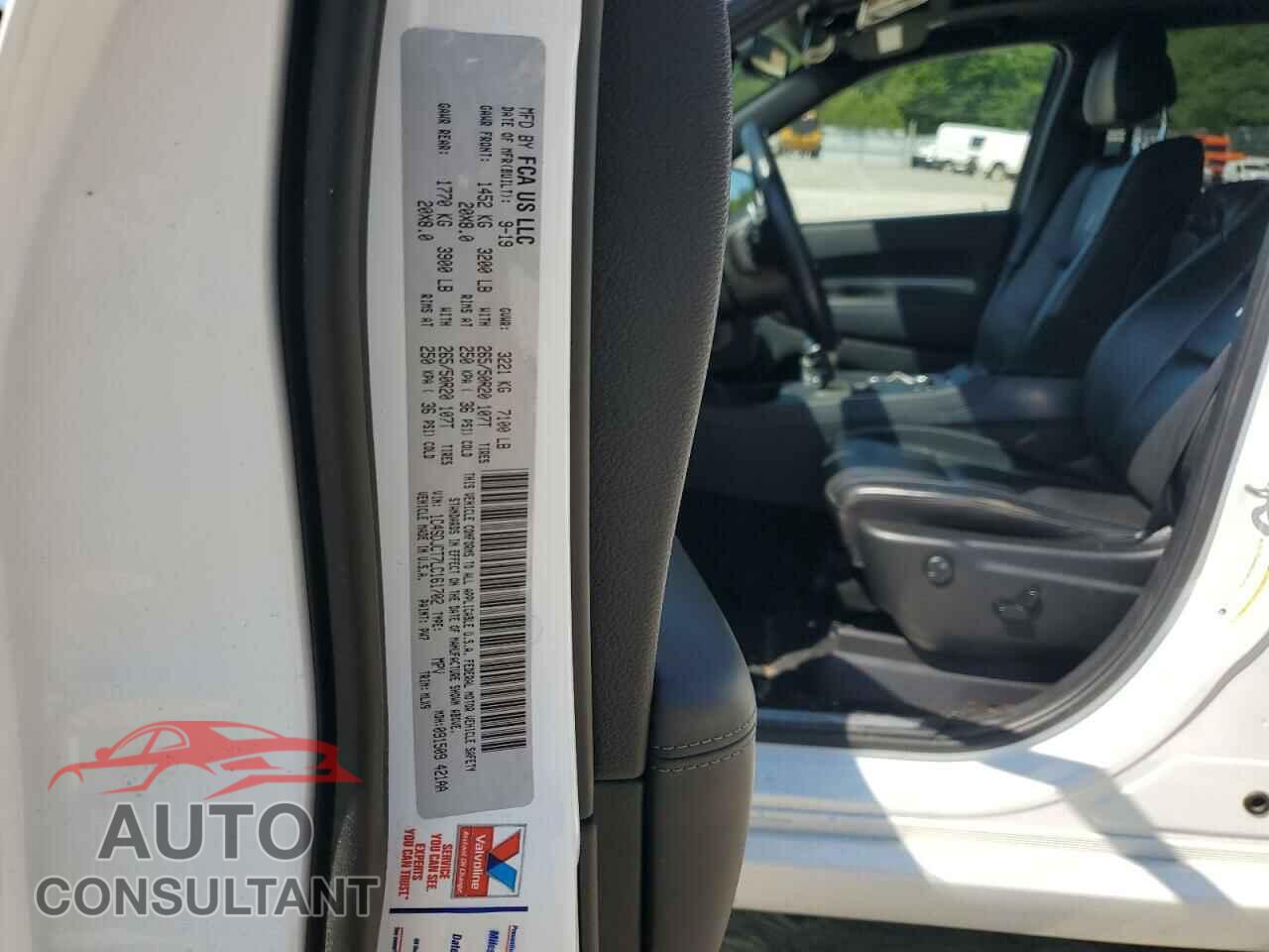 DODGE DURANGO 2020 - 1C4SDJCT7LC161702