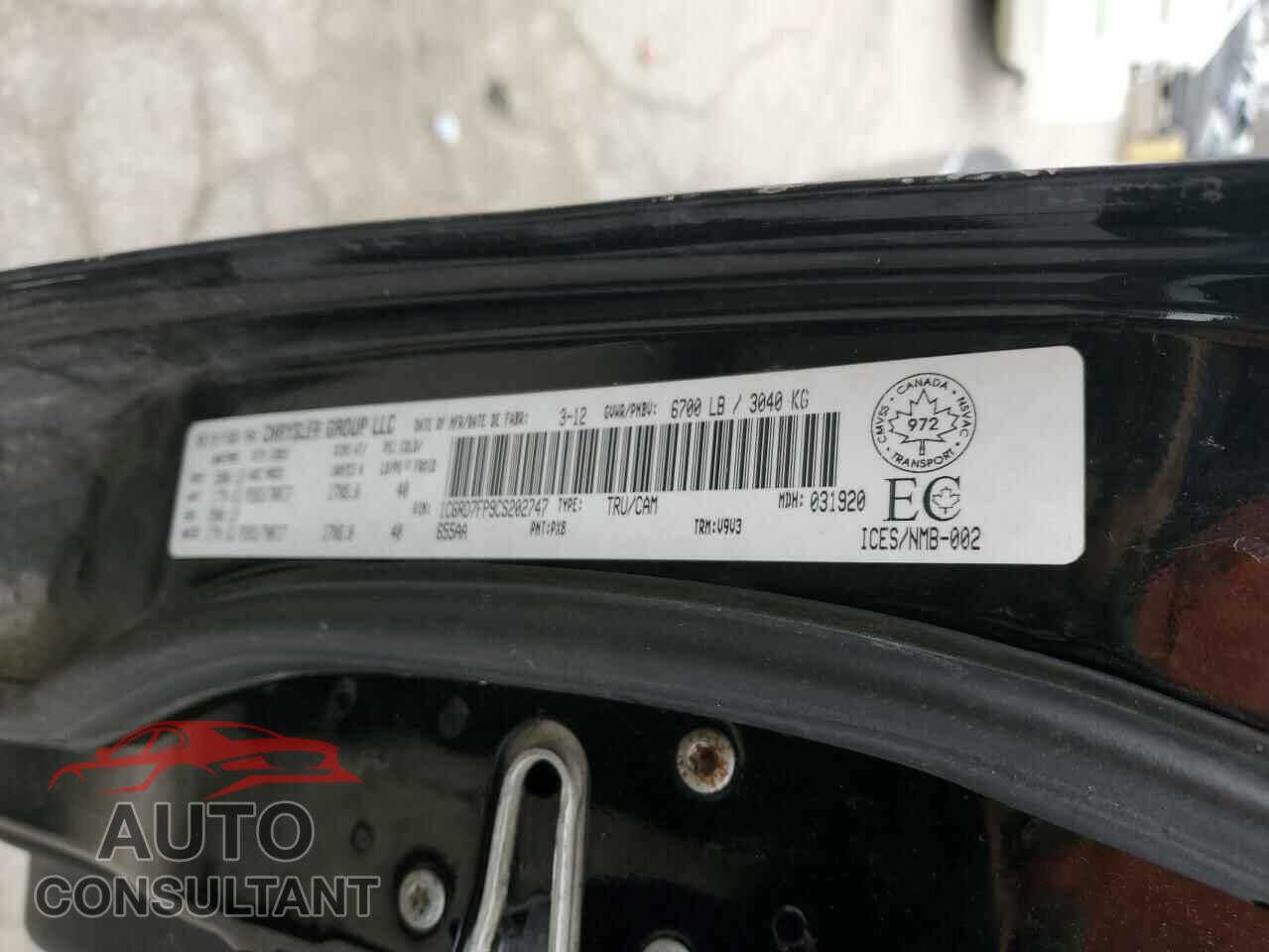 DODGE RAM 1500 2012 - 1C6RD7FP9CS202747