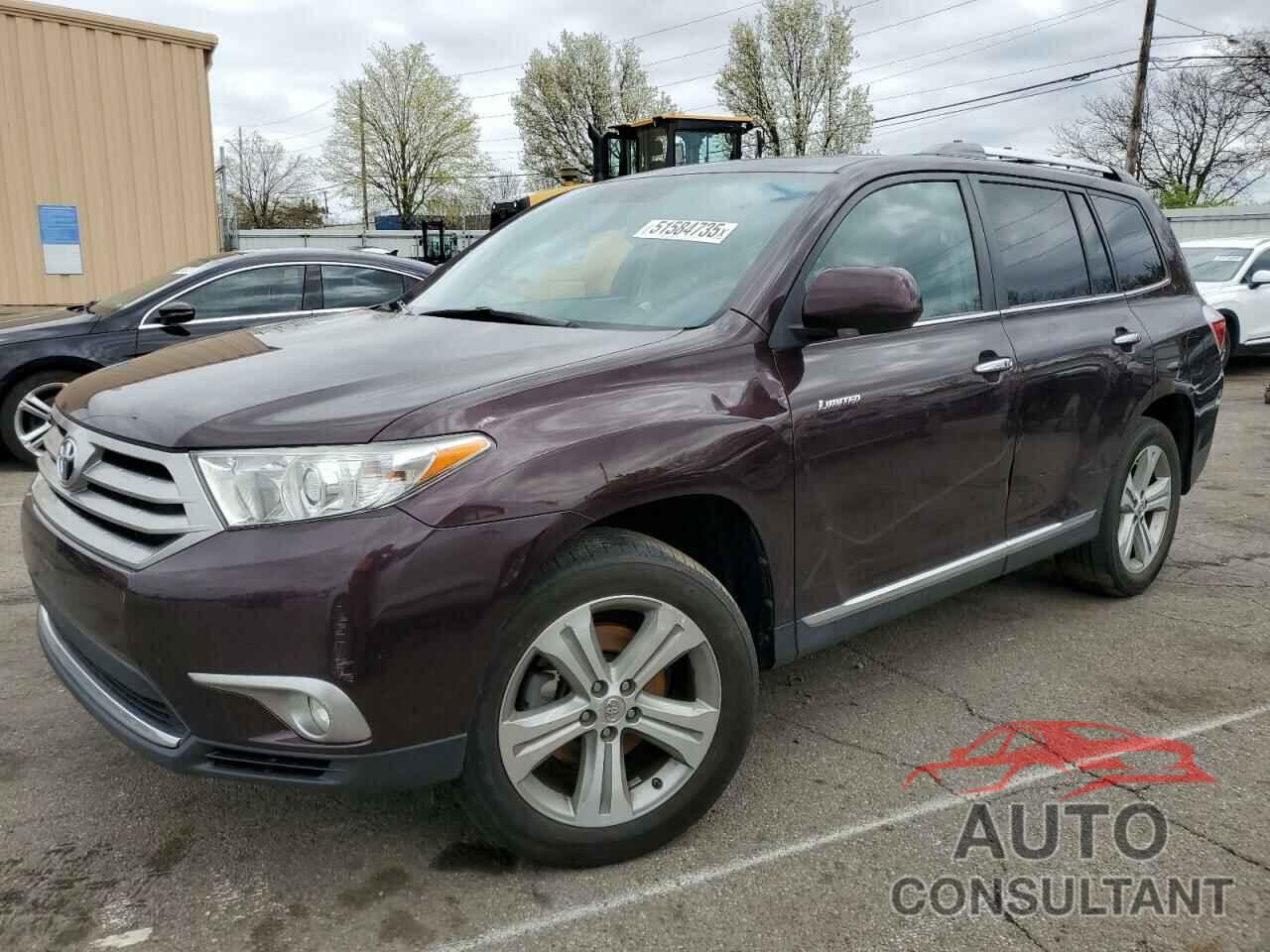 TOYOTA HIGHLANDER 2012 - 5TDDK3EH4CS164963