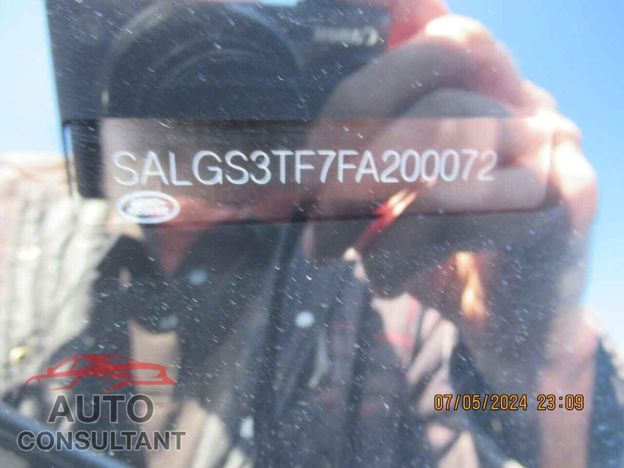 LAND ROVER RANGEROVER 2015 - SALGS3TF7FA200072