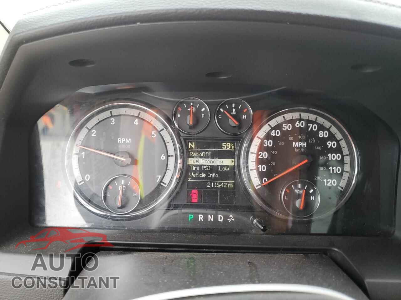 DODGE RAM 1500 2012 - 1C6RD6HT5CS155334