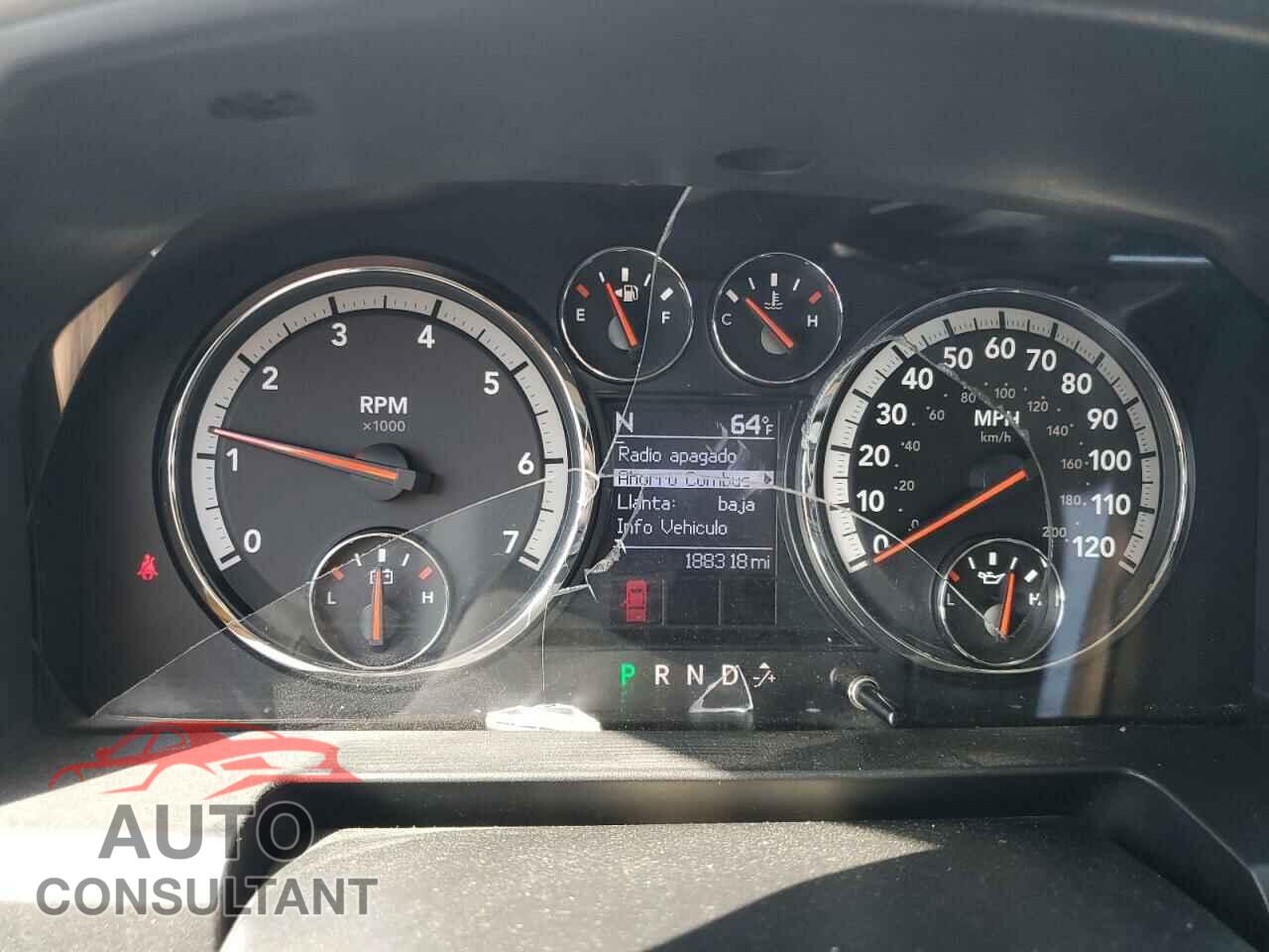 DODGE RAM 1500 2012 - 1C6RD7LT3CS275680