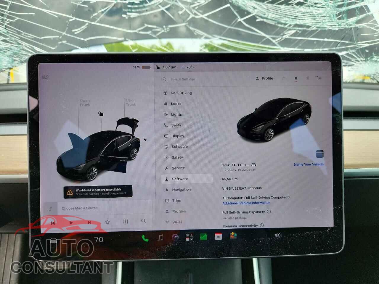 TESLA MODEL 3 2018 - 5YJ3E1EA7JF005835