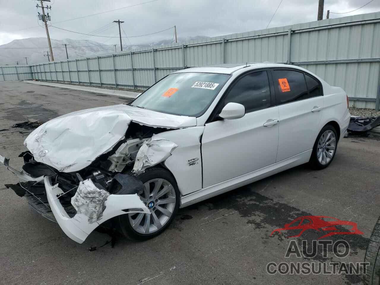 BMW 3 SERIES 2011 - WBAPK5G54BNN51901