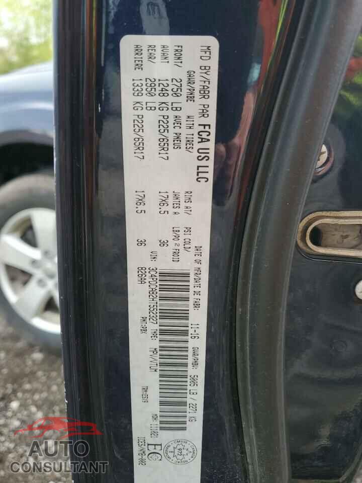 DODGE JOURNEY 2017 - 3C4PDCAB2HT552327