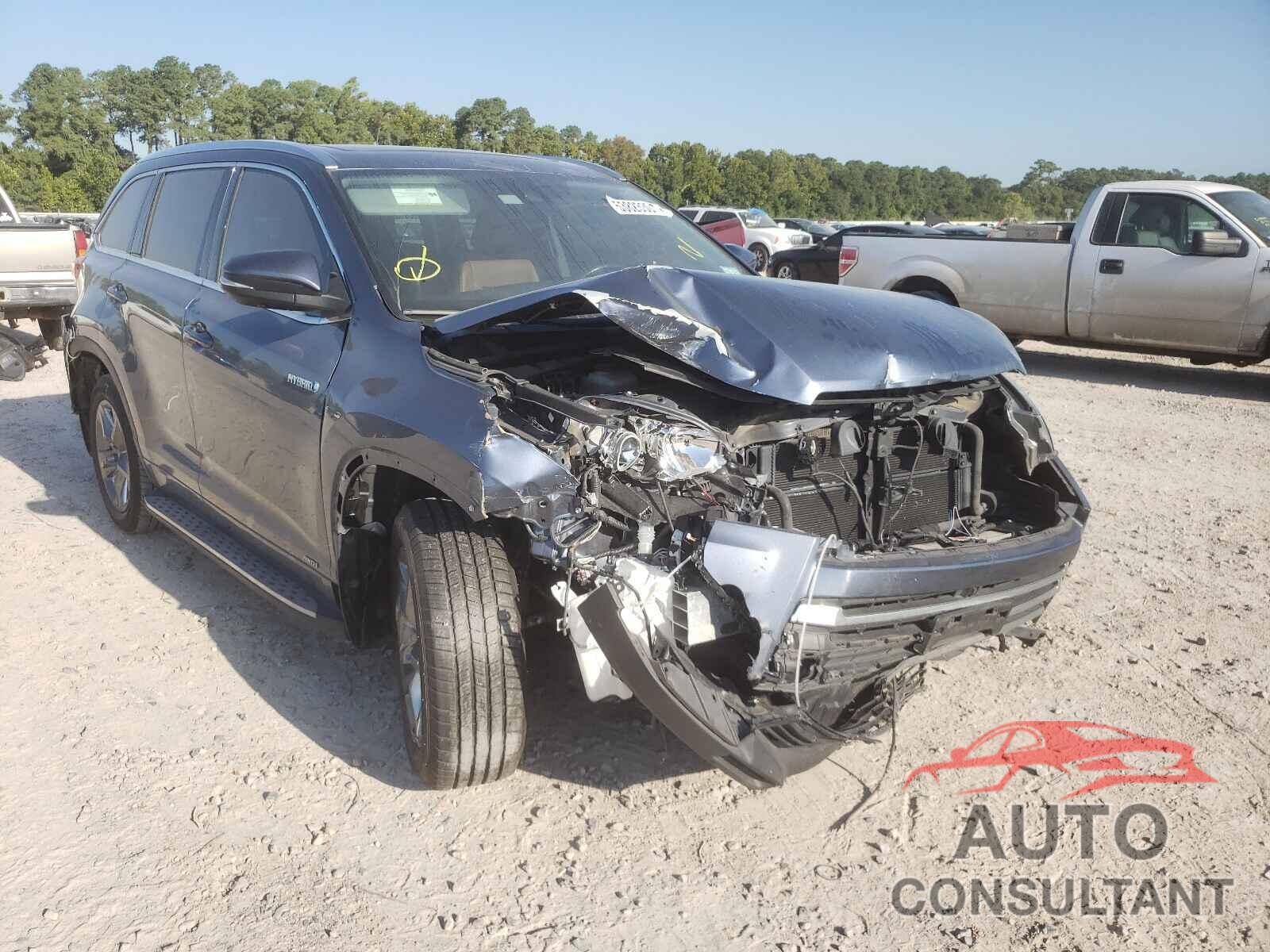 TOYOTA HIGHLANDER 2017 - 5TDDGRFH8HS036705