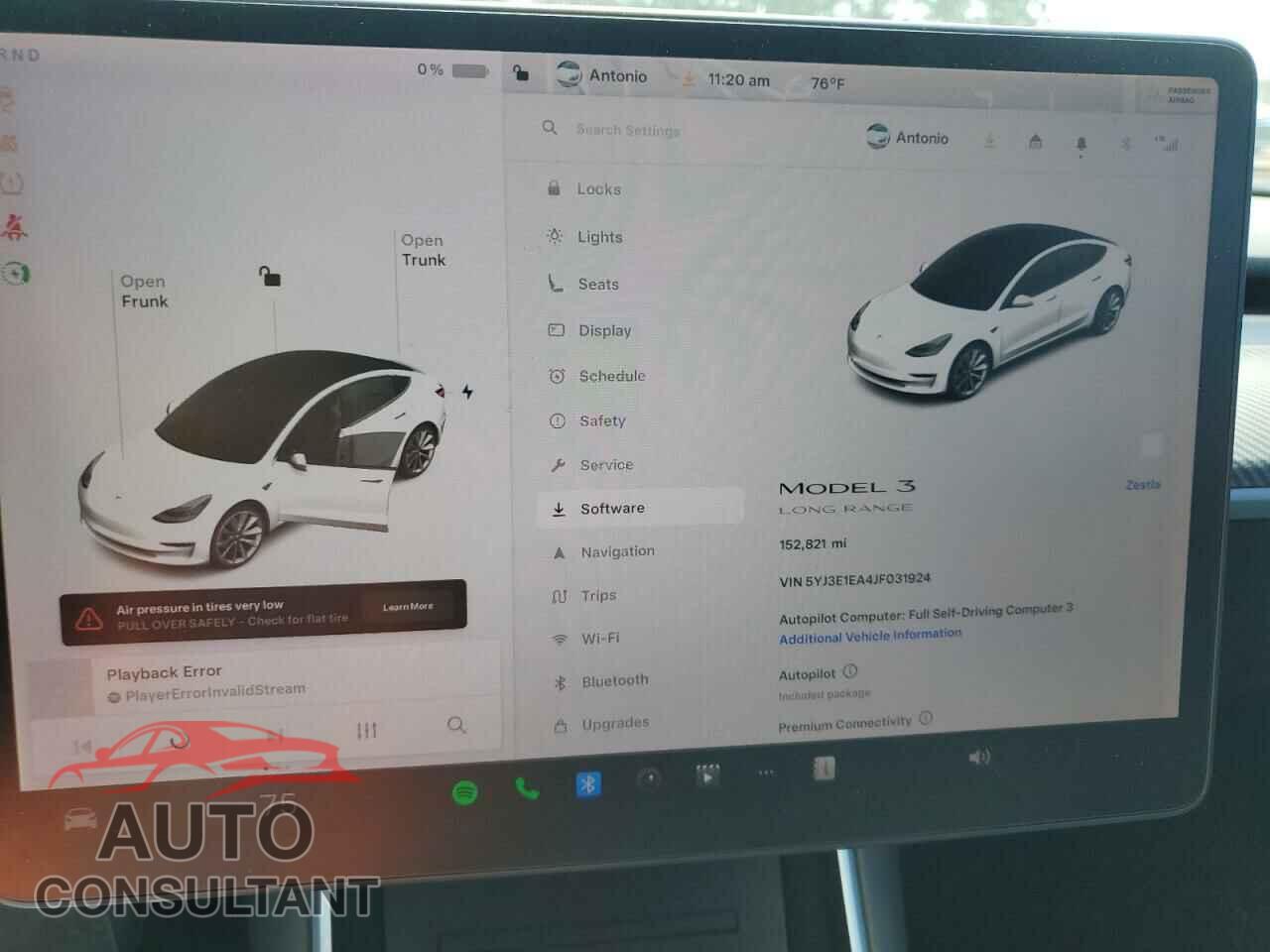 TESLA MODEL 3 2018 - 5YJ3E1EA4JF031924