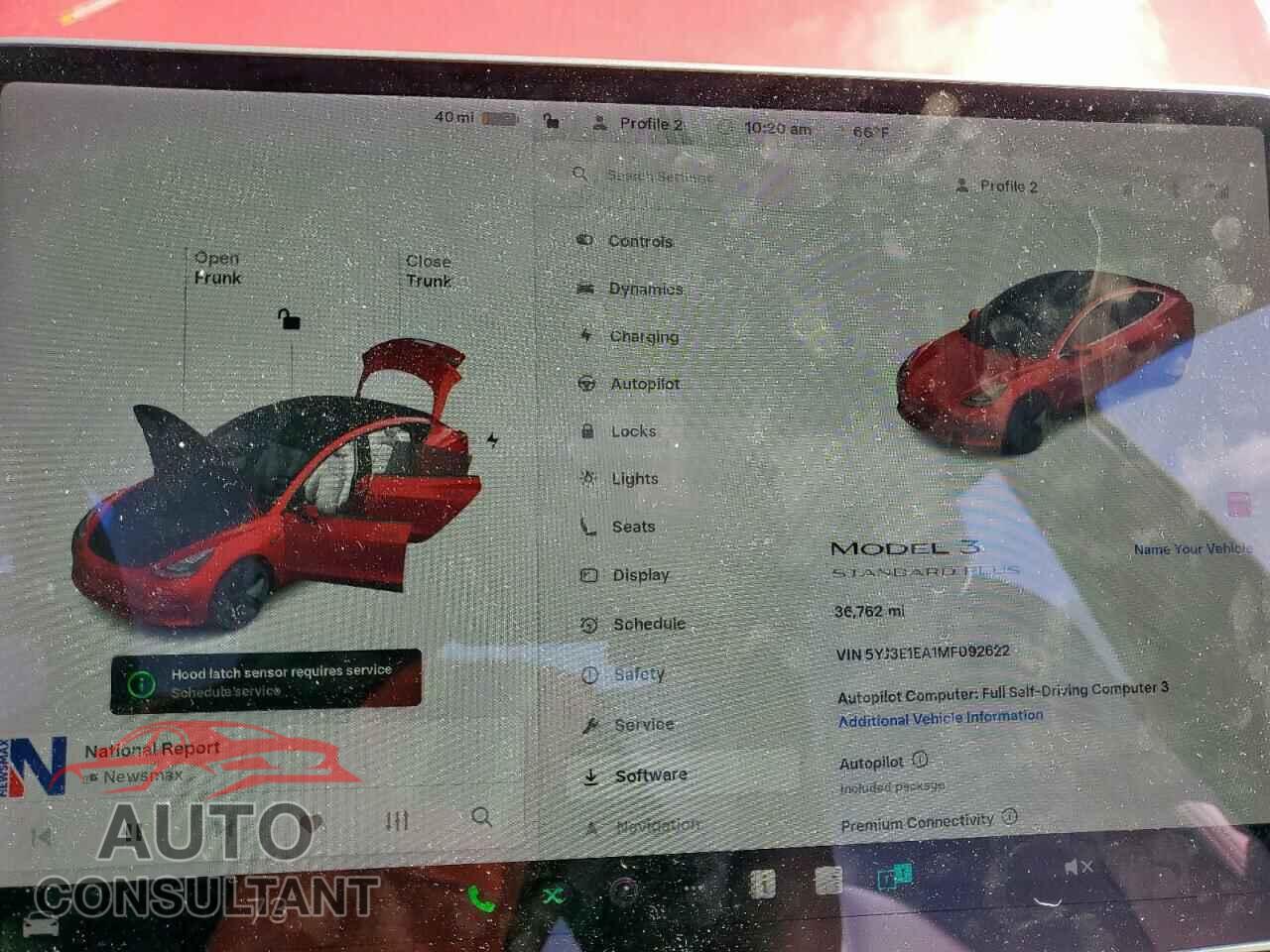 TESLA MODEL 3 2021 - 5YJ3E1EA1MF092622