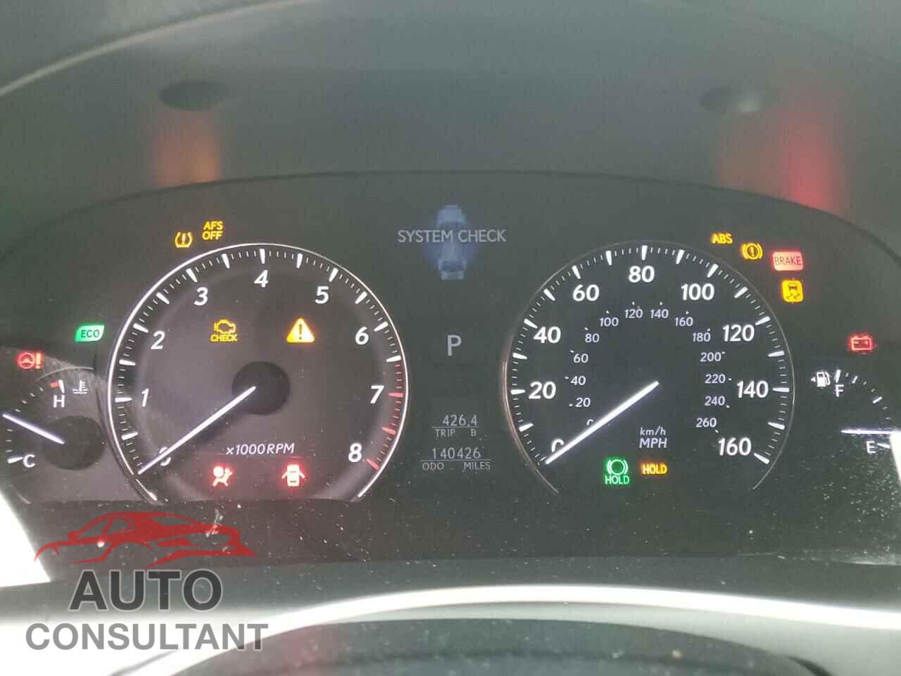 LEXUS LS460 2011 - JTHDL5EF5B5003712