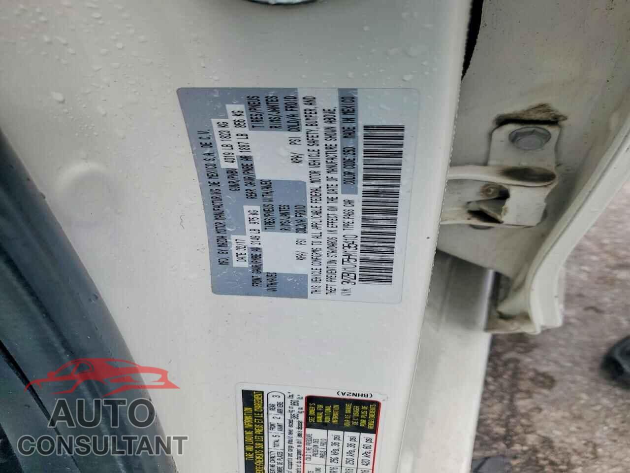 MAZDA 3 2017 - 3MZBN1U75HM135410