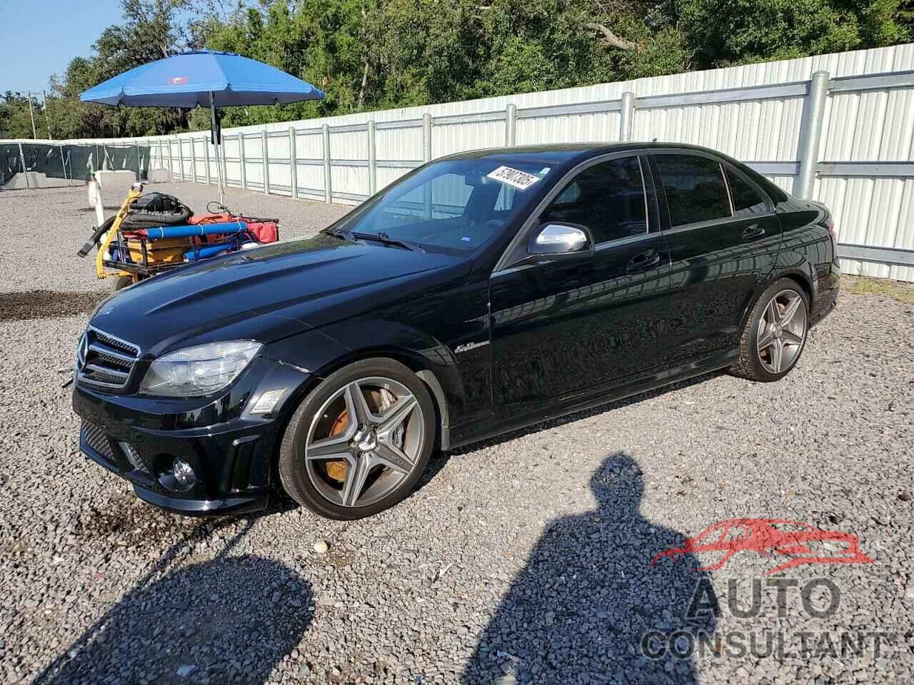 MERCEDES-BENZ C-CLASS 2009 - WDDGF77X19F321358