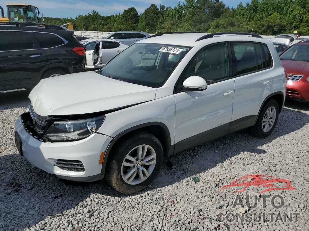 VOLKSWAGEN TIGUAN 2017 - WVGBV7AX4HK001372