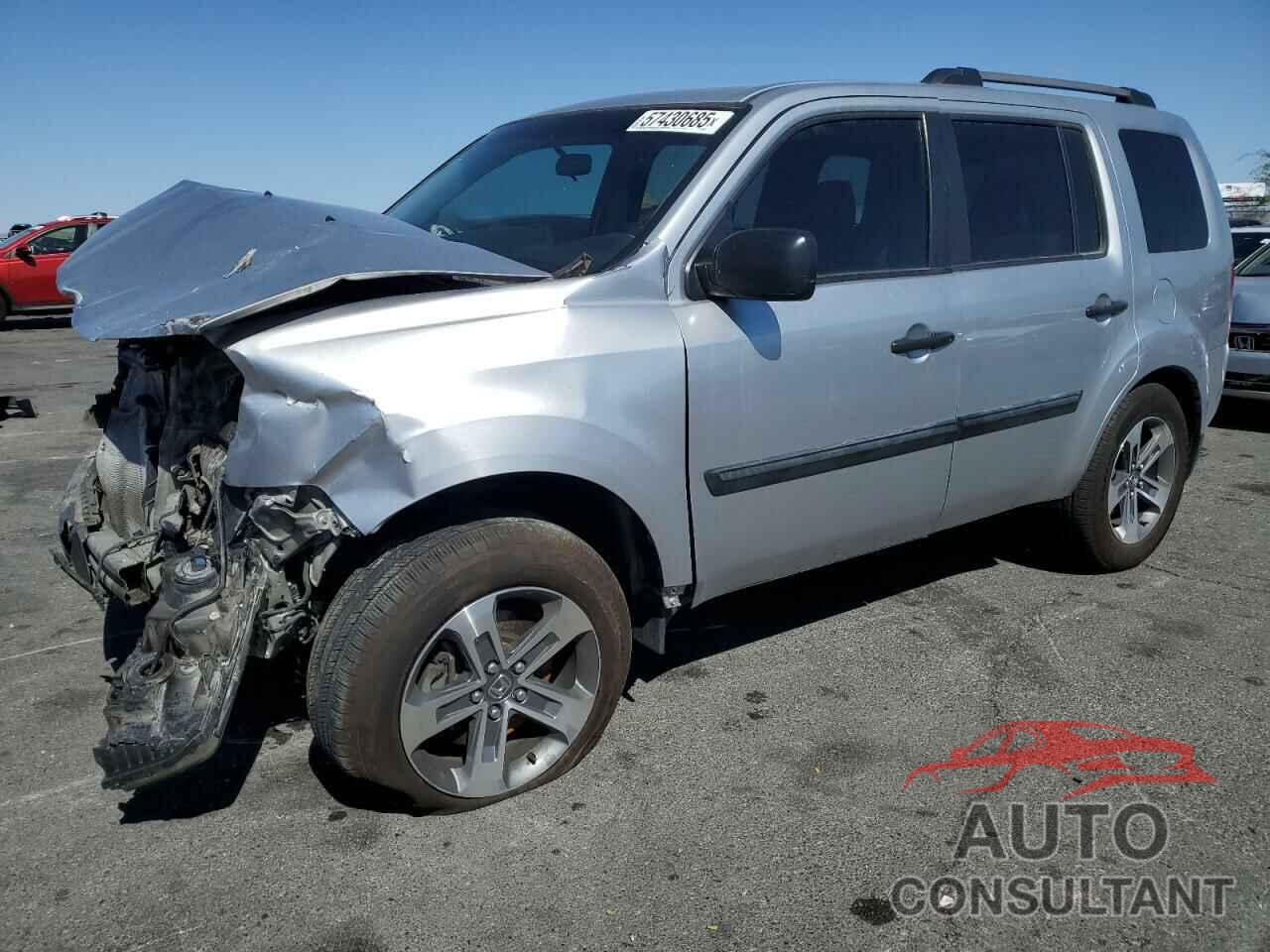 HONDA PILOT 2014 - 5FNYF3H29EB026212
