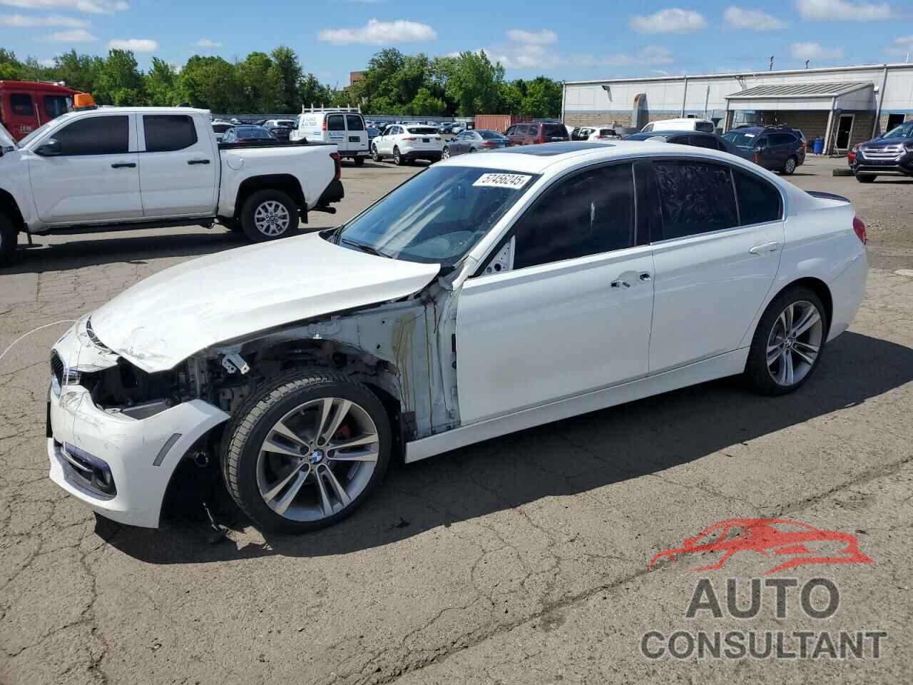 BMW 3 SERIES 2017 - WBA8D9G59HNT91366