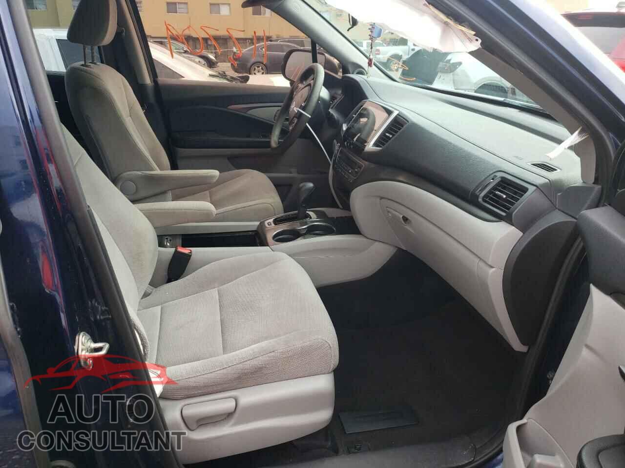 HONDA PILOT 2017 - 5FNYF5H3XHB027099