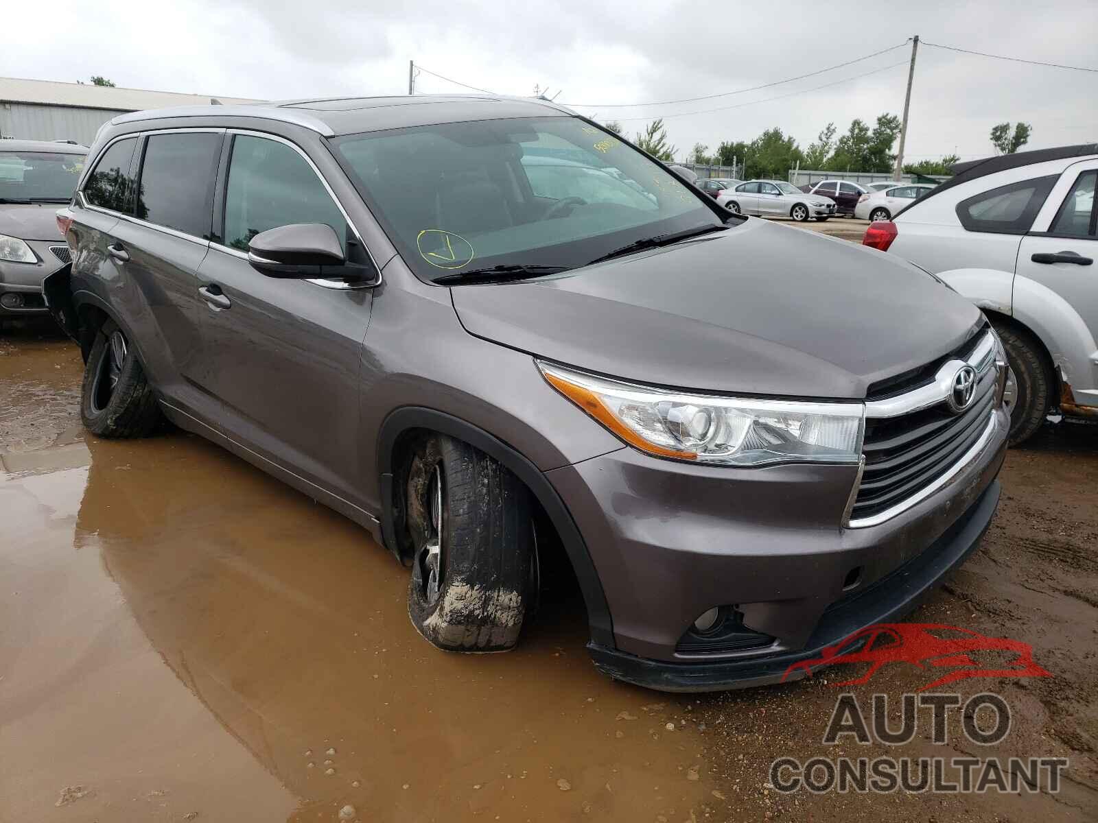 TOYOTA HIGHLANDER 2016 - 5TDJKRFH8GS283917