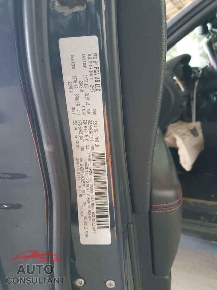 DODGE DURANGO 2017 - 1C4SDHCT7HC805781