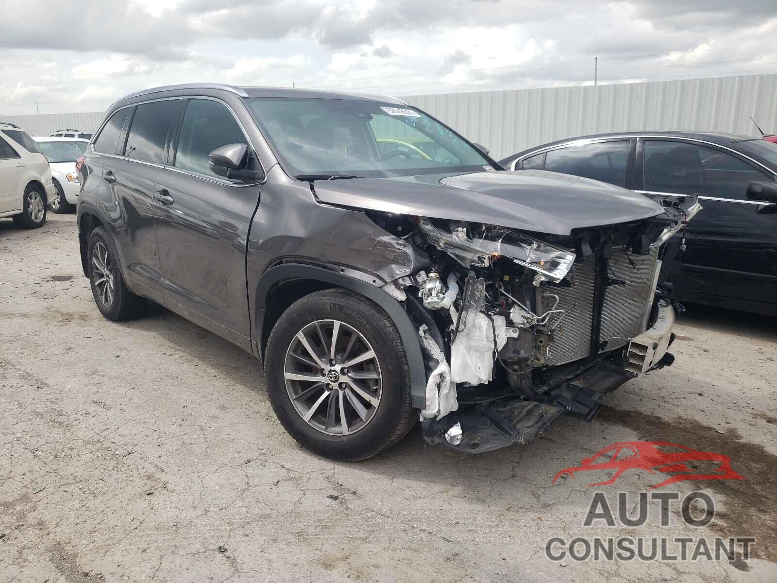 TOYOTA HIGHLANDER 2018 - 5TDKZRFH3JS279507
