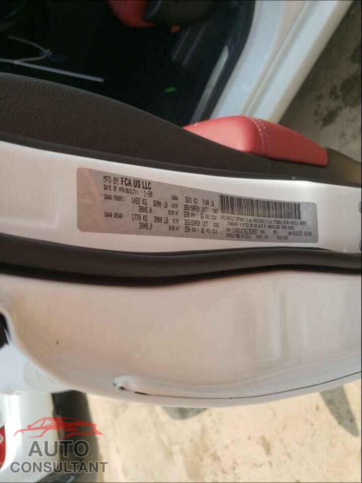 DODGE DURANGO 2020 - 1C4SDJCT2LC253557