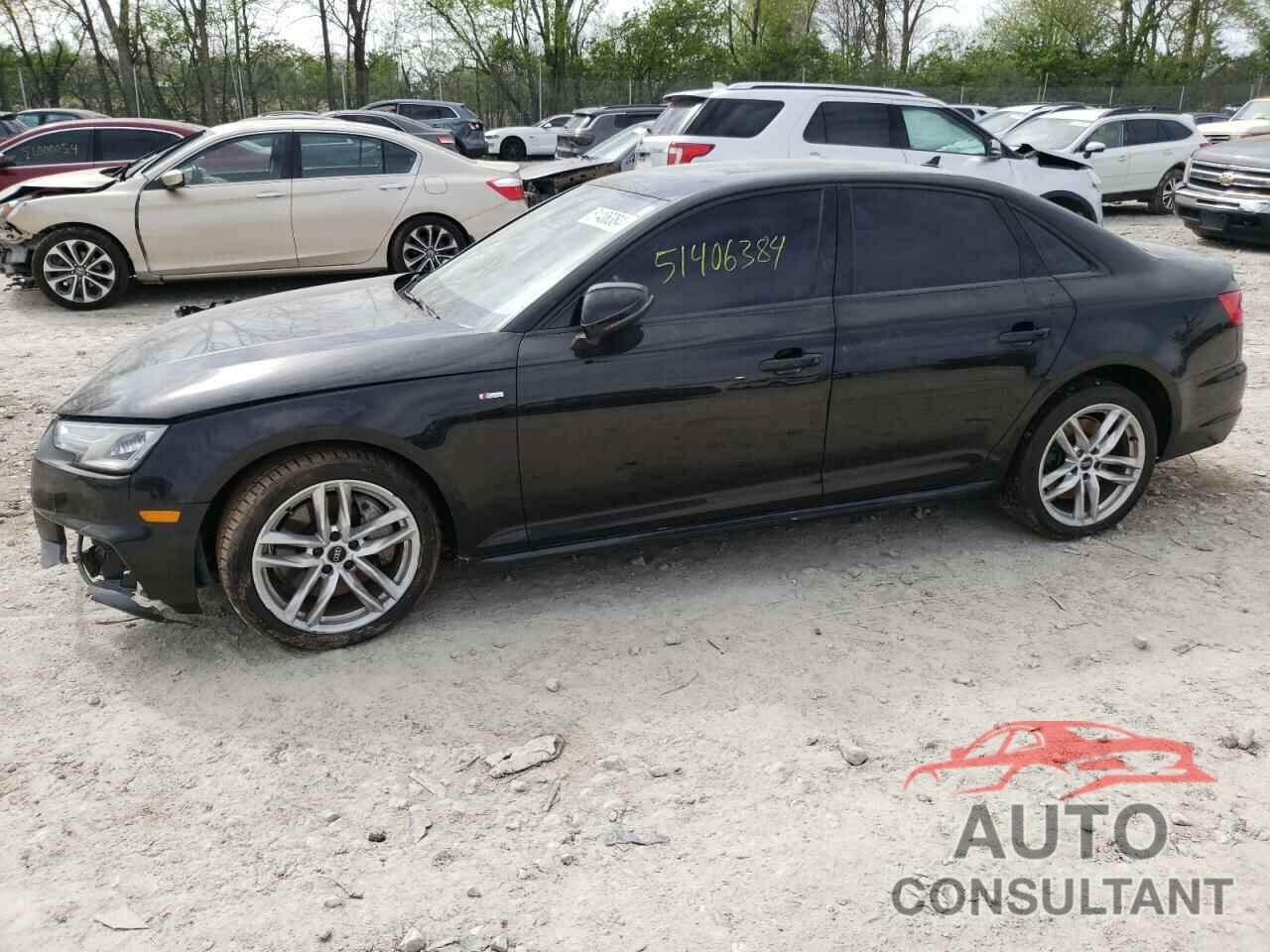 AUDI A4 2017 - WAUDNAF48HN050661