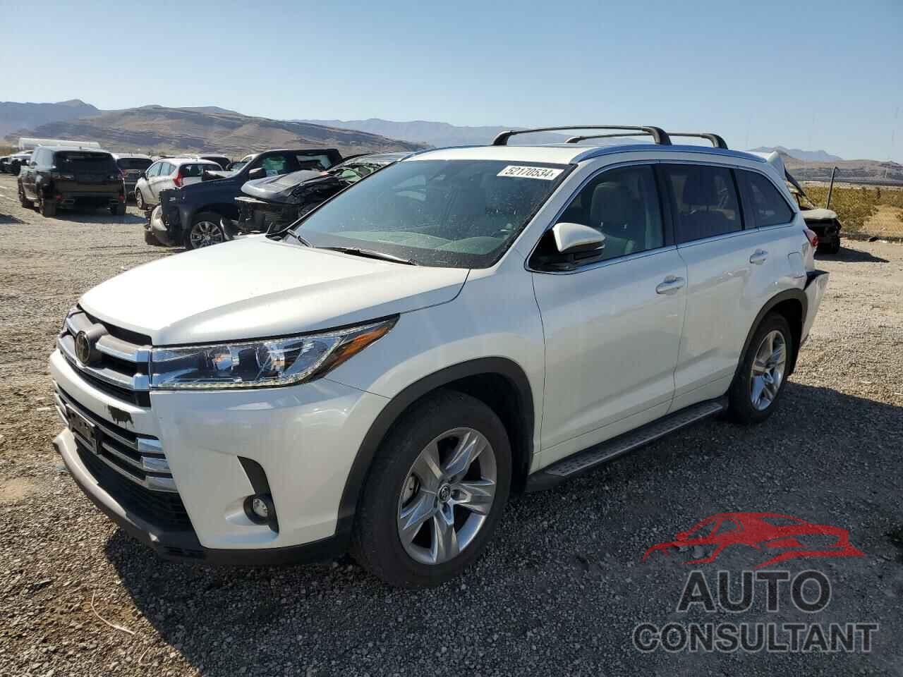 TOYOTA HIGHLANDER 2019 - 5TDDZRFH1KS927114