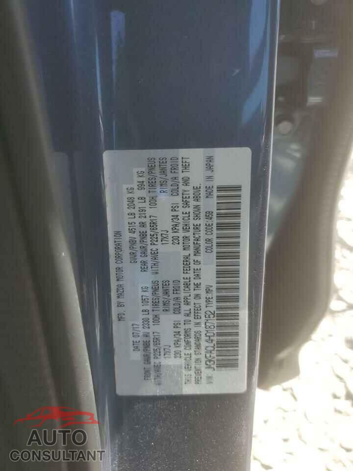 MAZDA CX-5 2017 - JM3KFACL4H0187152
