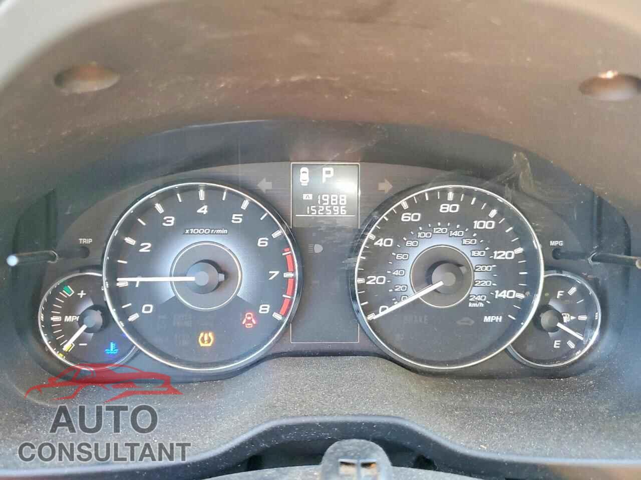 SUBARU OUTBACK 2010 - 4S4BRBBC6A3326947
