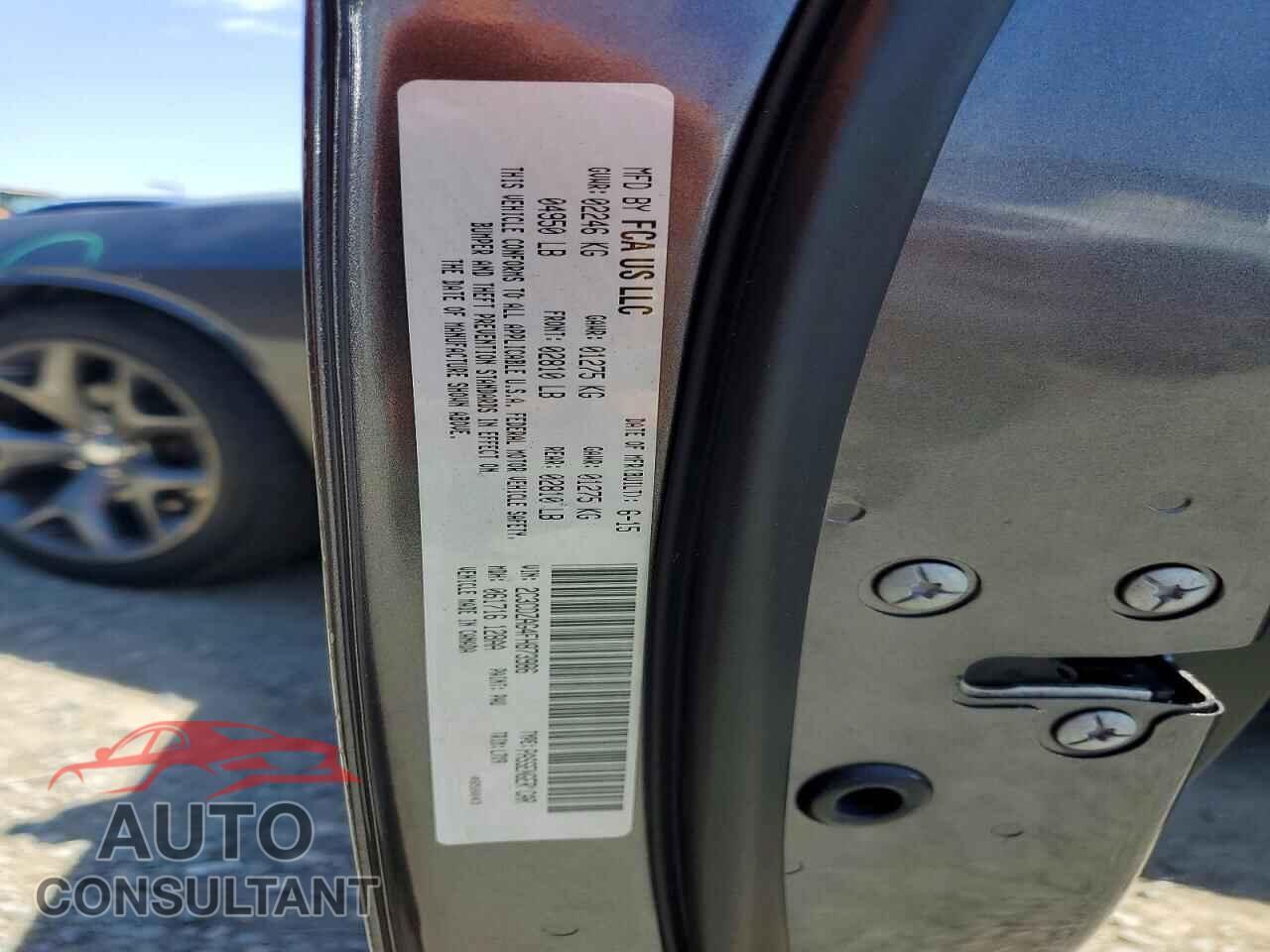 DODGE CHALLENGER 2015 - 2C3CDZAG4FH873986