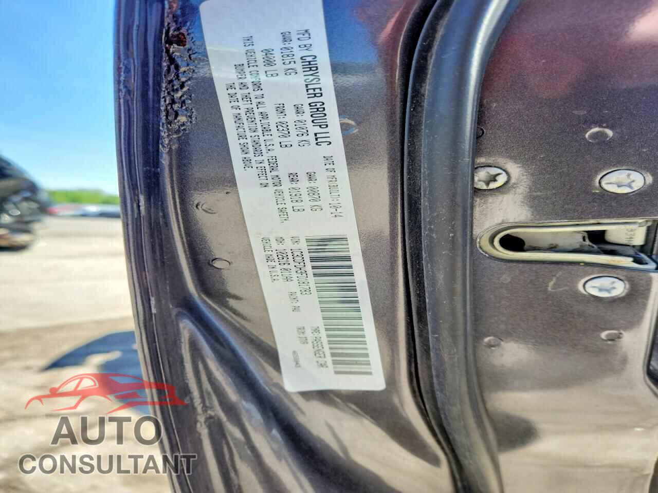 DODGE DART 2015 - 1C3CDFDH3FD181783