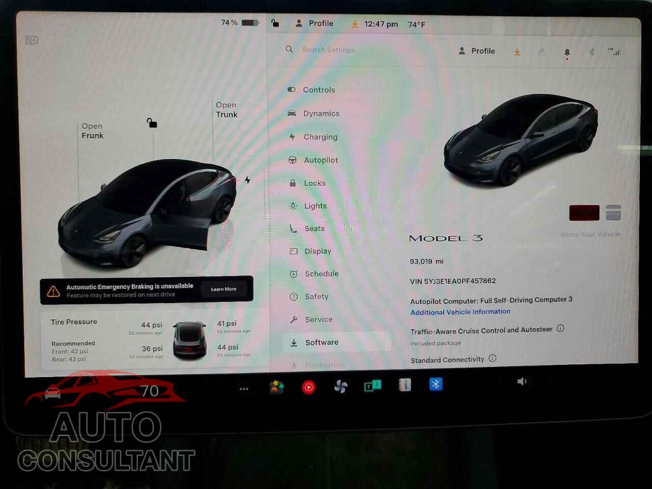 TESLA MODEL 3 2023 - 5YJ3E1EA0PF457862
