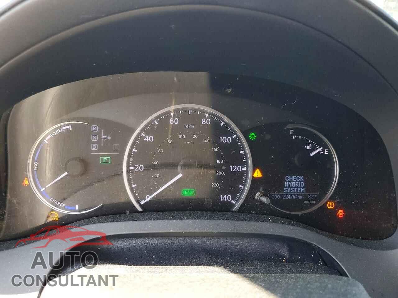 LEXUS CT 200 2013 - JTHKD5BH1D2148440