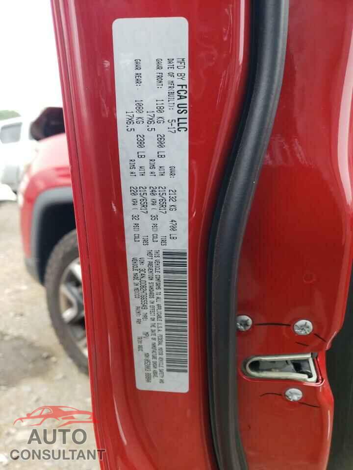 JEEP COMPASS 2017 - 3C4NJDDB2HT665549