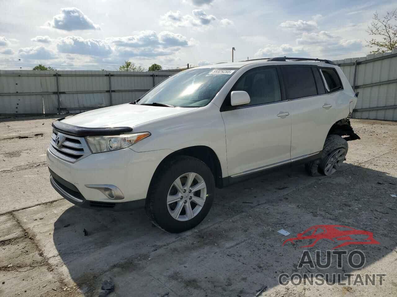 TOYOTA HIGHLANDER 2012 - 5TDBK3EH6CS164650