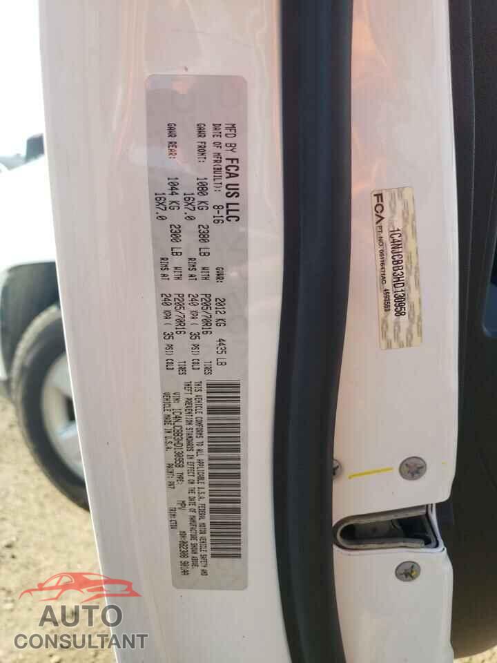 JEEP COMPASS 2017 - 1C4NJCBB3HD130958