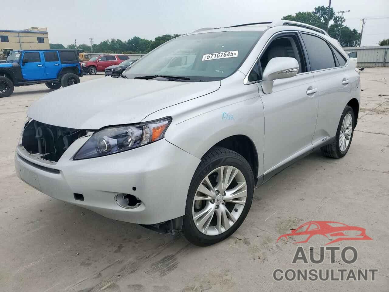 LEXUS RX450 2011 - JTJBC1BA4B2421493