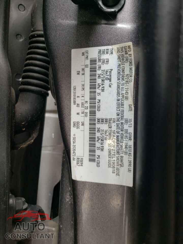 FORD FOCUS 2014 - 1FADP3F27EL190818