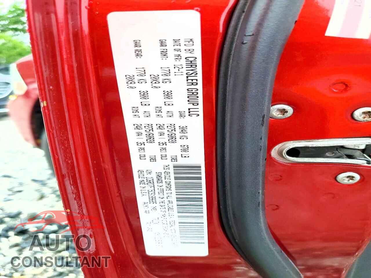 DODGE RAM 1500 2012 - 1C6RD7FT5CS189685