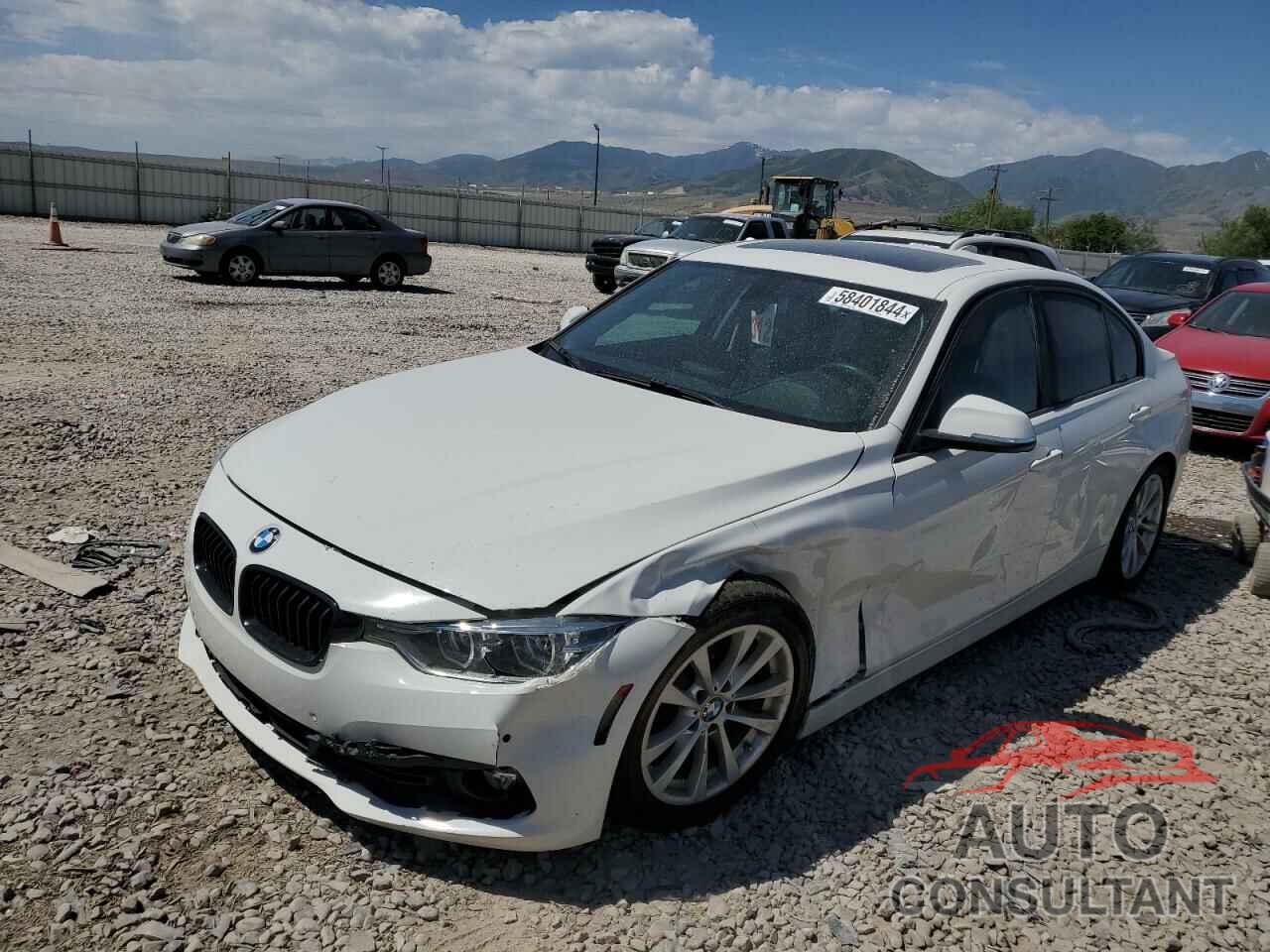 BMW 3 SERIES 2017 - WBA8E5G3XHNU43480