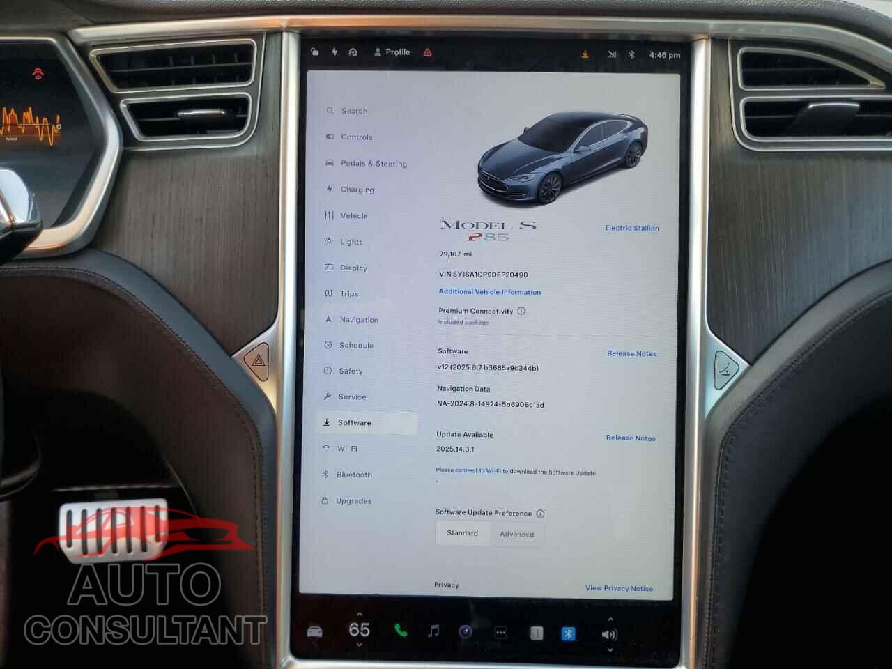 TESLA MODEL S 2013 - 5YJSA1CP9DFP20490