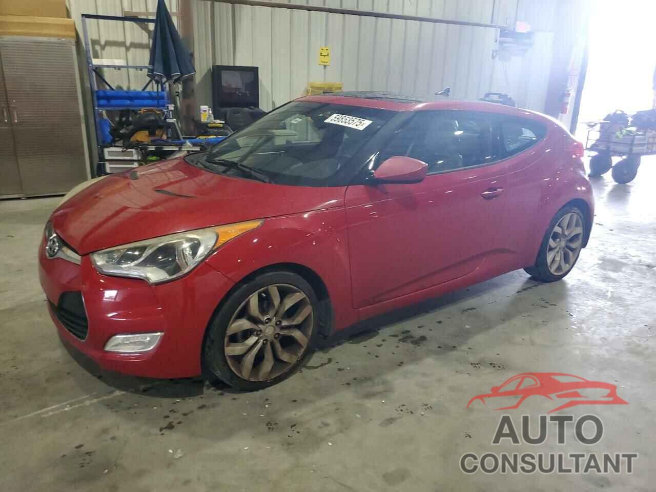 HYUNDAI VELOSTER 2013 - KMHTC6AD9DU140289