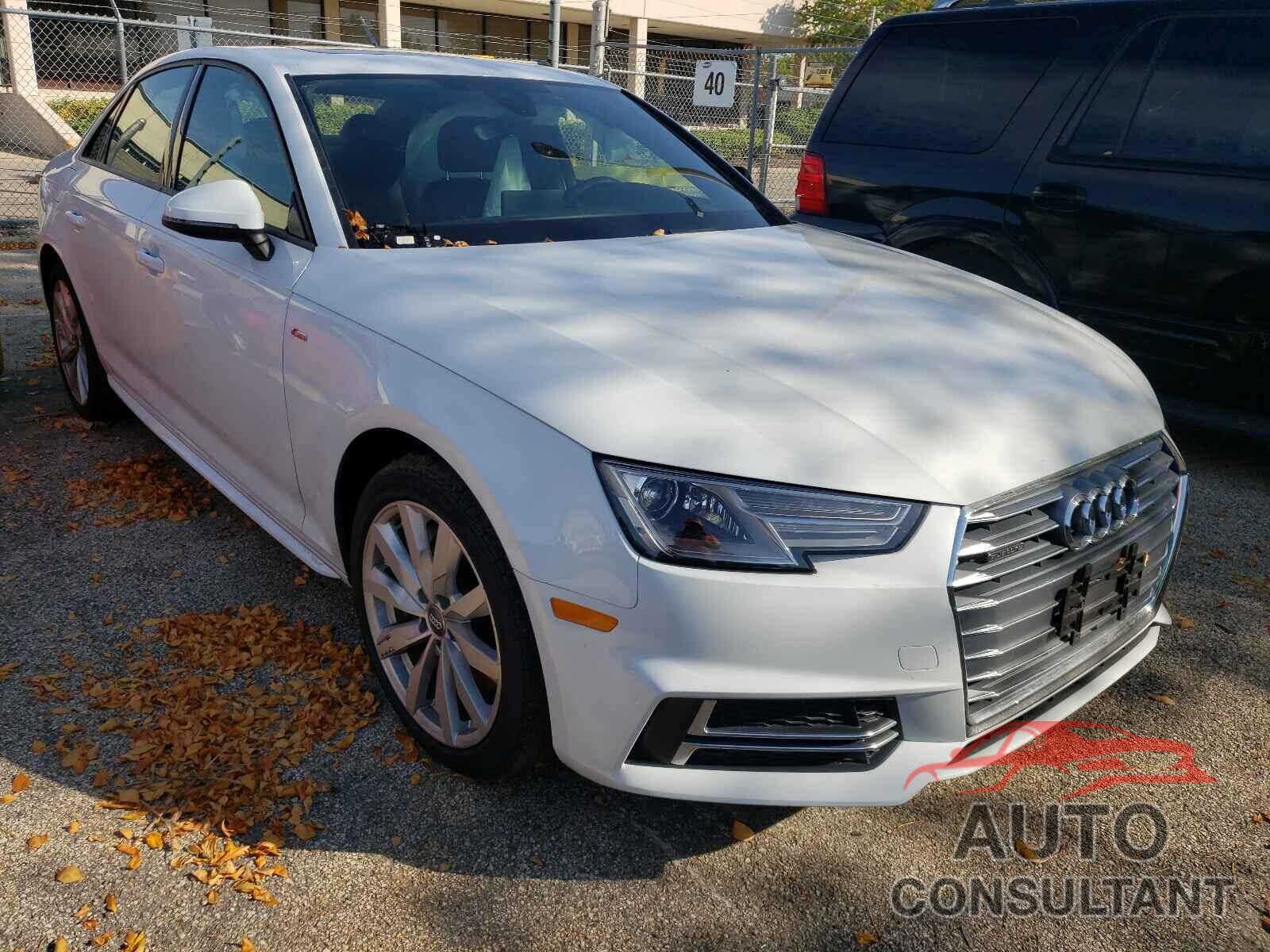 AUDI A4 2018 - WAUDNAF42JA077559