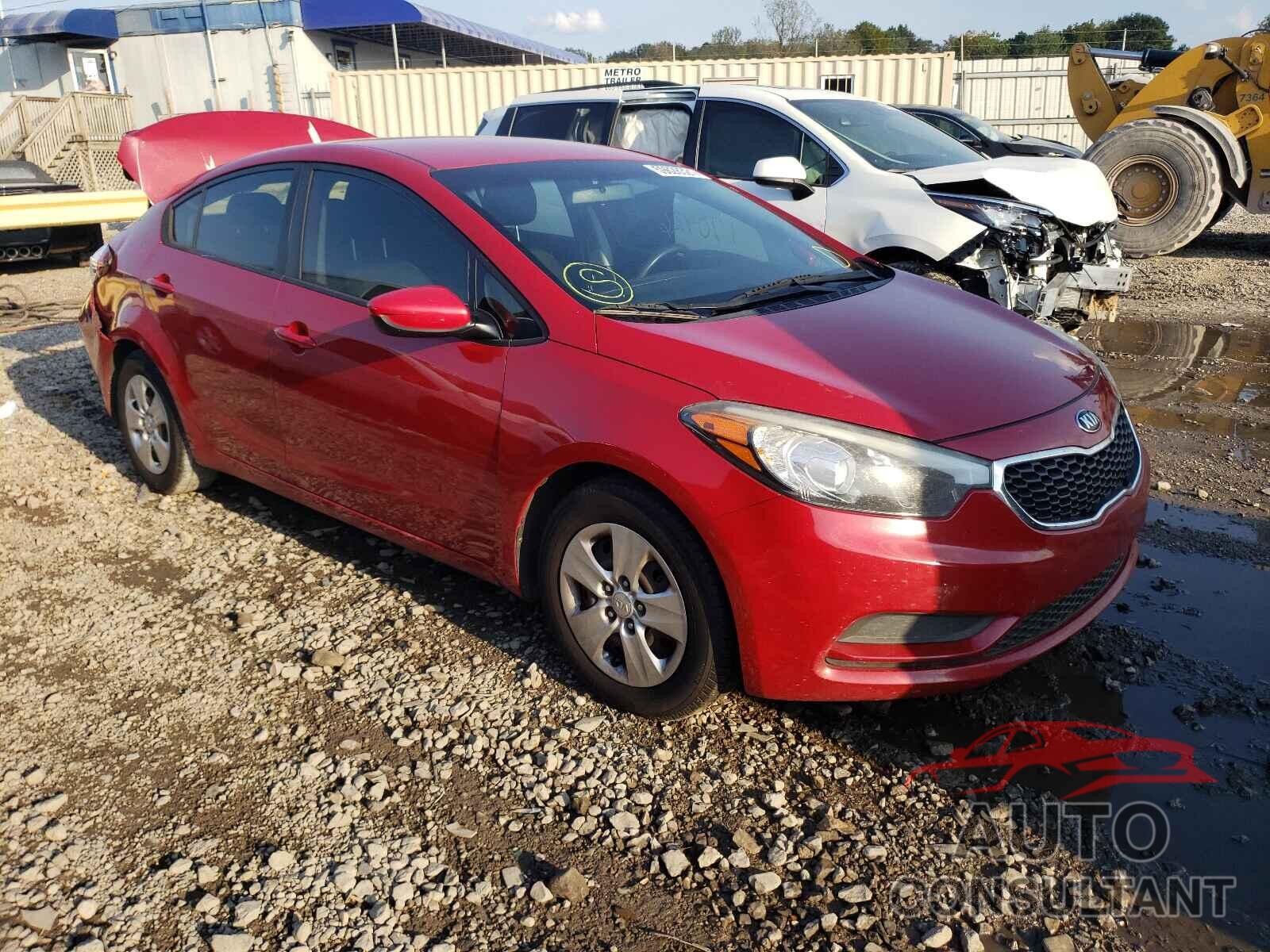 KIA FORTE 2016 - KNAFK4A64G5487700