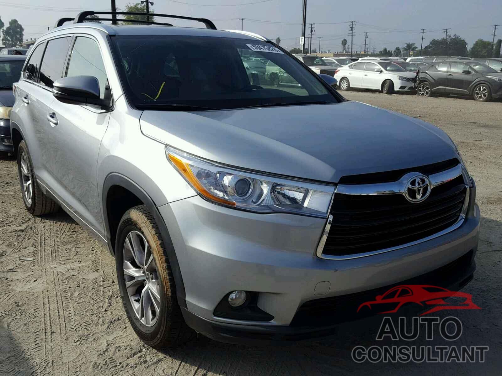 TOYOTA HIGHLANDER 2015 - 5TDKKRFH1FS043742