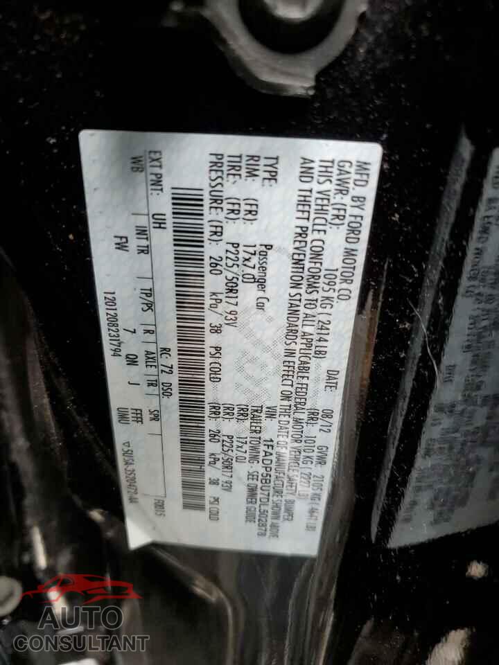 FORD CMAX 2013 - 1FADP5BU7DL502878