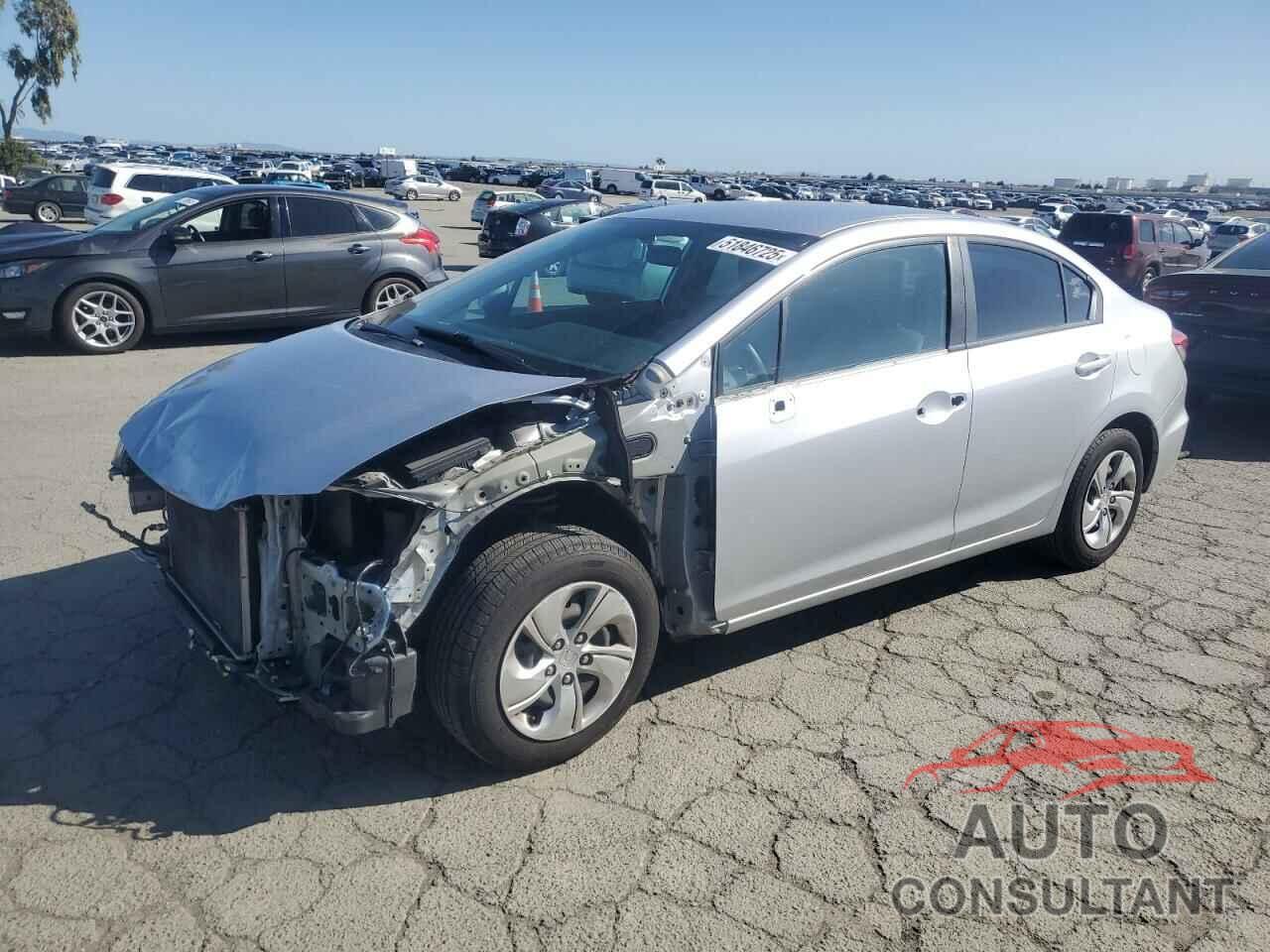 HONDA CIVIC 2013 - 19XFB2F55DE275816