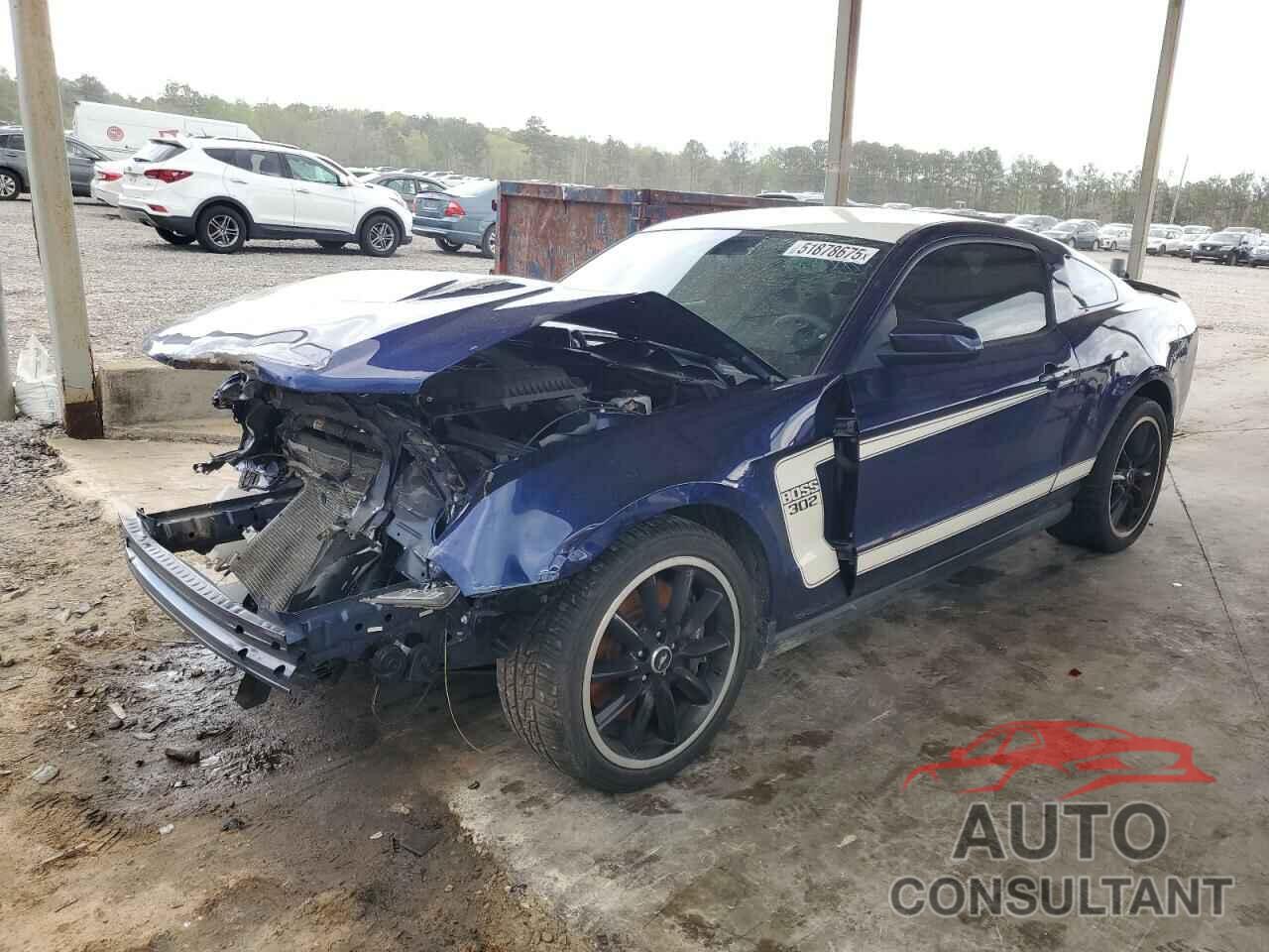 FORD MUSTANG 2012 - 1ZVBP8CUXC5272402