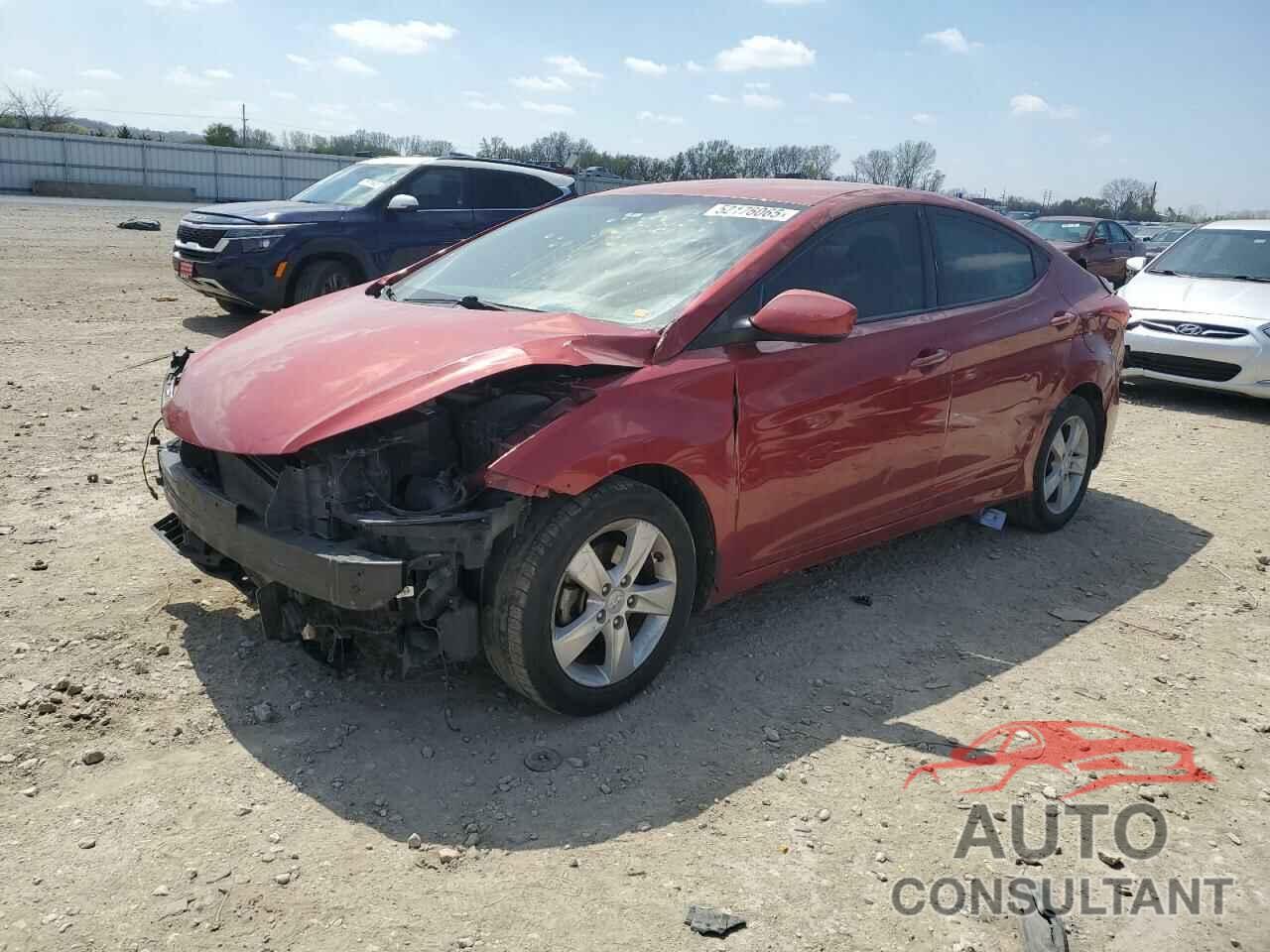 HYUNDAI ELANTRA 2013 - KMHDH4AE6DU670500