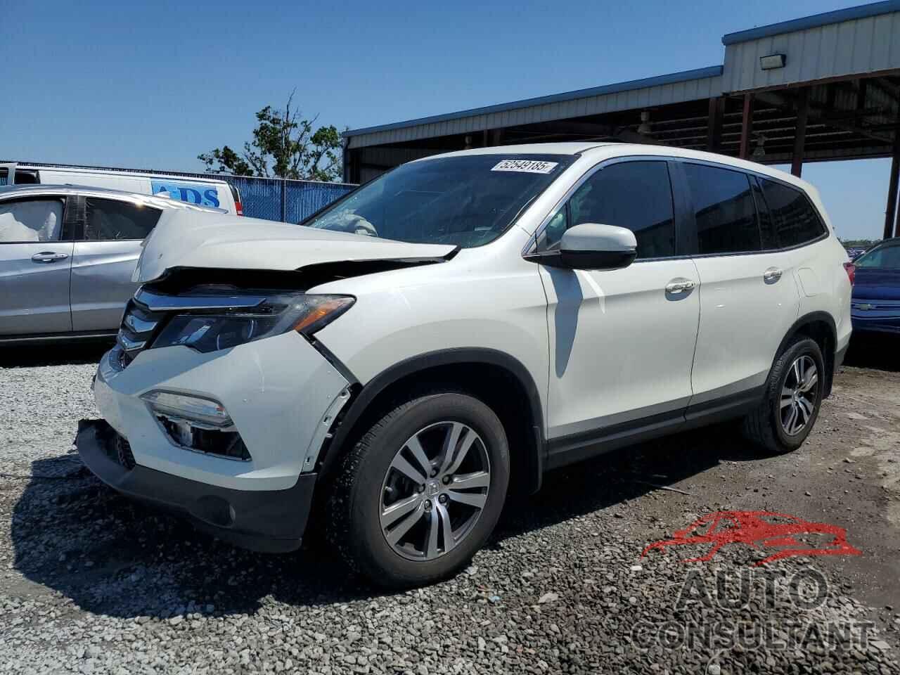 HONDA PILOT 2017 - 5FNYF5H33HB042494