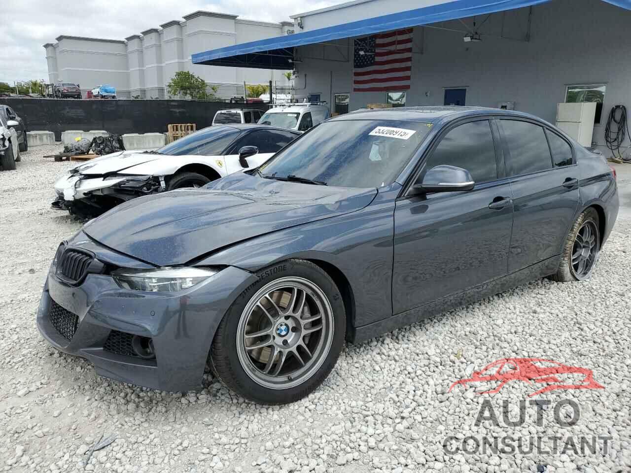 BMW 3 SERIES 2017 - WBA8B3G52HNU35565