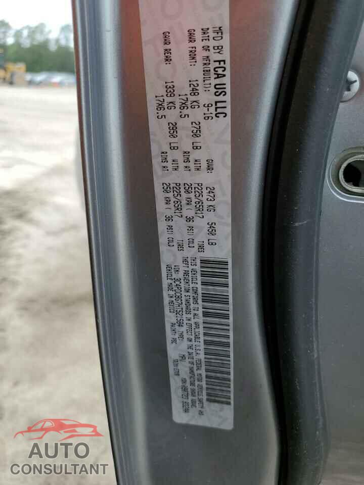 DODGE JOURNEY 2017 - 3C4PDCBG7HT521584